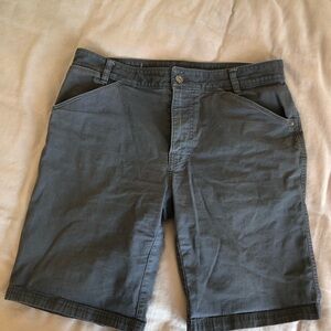 Prana Men's Charcoal Flat Front Shorts